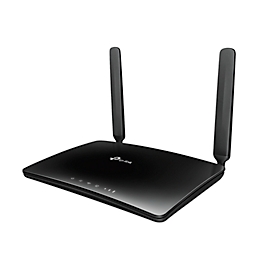 LTE Router tp-link Archer MR200 V4, bis zu 64 Geräte, als WLAN Router mit 300/433 Mbit/s nutzbar, SIM-Kartenslot, LAN/WAN Ports, 2 abnehmbare Antennen
