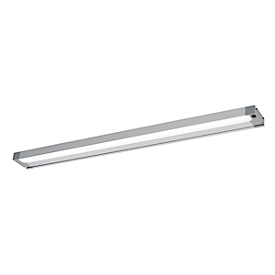 Luminaire système WLA LED , 3700 lumens, 5000 K, Ra &gt; 80, L 1300 x l 120 x H 40 mm, boîtier anodisé, plastique gris