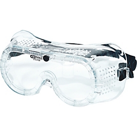 Lunettes de protection avec bandeau en caoutchouc - transparentes, EN 166