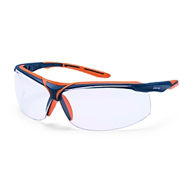 Lunettes de protection Portwest Mega KN, avec revêtement, protection frontale contre les particules, branches extensibles et inclinables, PC/TPE, transparentes