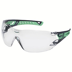 Lunettes de protection Uvex pheos nxt planet, anti-rayures, résistantes aux produits chimiques, anti-buée, protection UV, matière synthétique, anthracite-vert