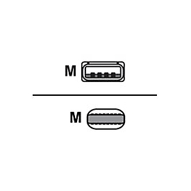M-CAB - Lightning-Kabel - USB männlich zu Lightning männlich - 2 m - weiß - für Apple iPad/iPhone/iPod (Lightning)