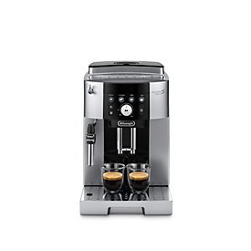 Machine à café automatique De'Longhi Magnifica S Smart ECAM 250.23.SB, pour grains/poudre, mousseur à lait, argent-noir