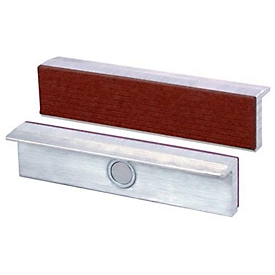 Mâchoire de protection pour étau TYPE F p.mâchoire L.125mm revêtement en fibre Alu.HEUER