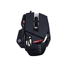 Mad Catz R.A.T.4+ - Maus - optisch - 9 Tasten - kabelgebunden - USB