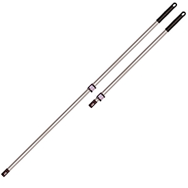 Magic-Click aluminum telescopic handle, without mop cover, L 1500 mm, aluminum