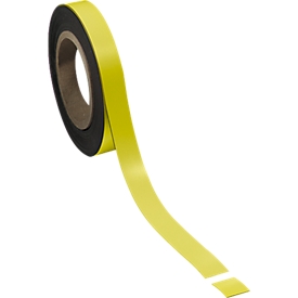 Magneetband, geel, 20 x 10.000 mm