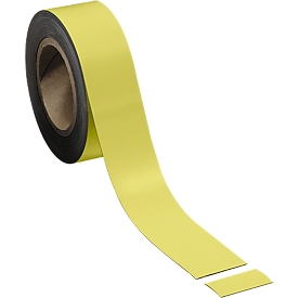 Magneetband, geel, 50 x 10.000 mm