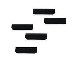 Magneetstrip DURAFIX® clip, B 60 x H 17 mm, zelfklevend, zwart, 5 stuks