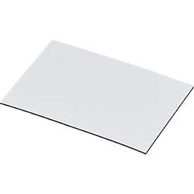 Magnet-Lagerschilder, weiß, 20 x 60 mm