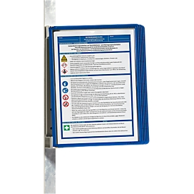 Magnet-Wandhalter-Set VARIO WALL, inkl. 5 Tafeln, dunkelblau