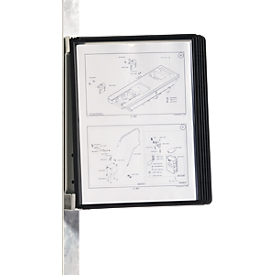 Magnet-Wandhalter-Set VARIO WALL, inkl. 5 Tafeln, schwarz