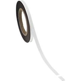 Magnetband, weiß, 10 x 10000 mm