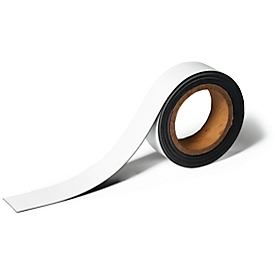 Magnetische markeringsband, L 5 m x B 20 mm, in vorm te snijden, beschrijfbaar