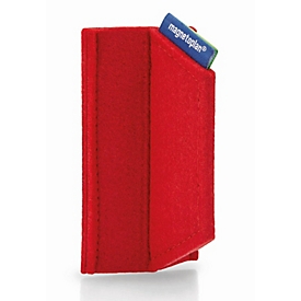Magnetoplan magnetoWipe ecoAware Tafellöscher, Filz rot, magnetisch, 105 × 60 × 52 mm