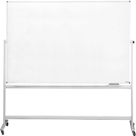 magnetoplan® Whiteboard, mobil, lackiert, H 1200 x B 2200 mm