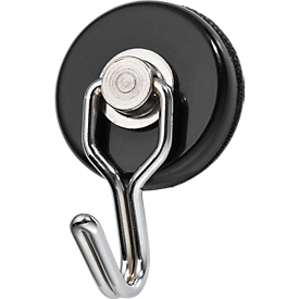 Magnets with swivelling hooks