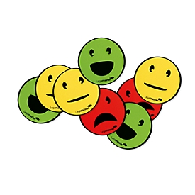 Magnetset Legamaster Emoticon, 6 Stück