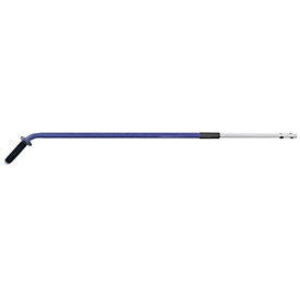 Manche télescopique pour balais Rubbermaid® Hygen™ Quick-Connect, système de connexion rapide, Ergo grip, L 1,21-182 m, aluminium, bleu-noir-blanc.