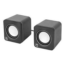 Manhattan 2600 Series Speaker System - Lautsprecher - für PC - 6 Watt (Gesamt) - Schwarz