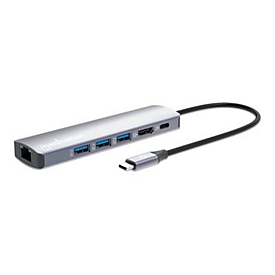 Manhattan - Dockingstation - für Laptop - USB-C - HDMI - 1GbE