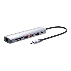 Manhattan - Dockingstation - für Laptop - USB-C - HDMI - 1GbE