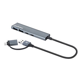 Manhattan - Dockingstation - USB-C / USB-A