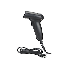 Manhattan Long Range CCD Handheld Barcode Scanner, USB, 500mm Scan Depth, Cable 1.5m, Max Ambient Light 10,000 lux (sunlight), Black, Three Year Warranty, Box - Barcode-Scanner