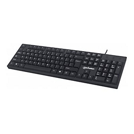 Manhattan - Tastatur - USB - Schwarz - retail