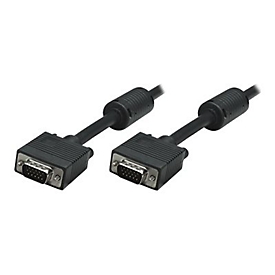 Manhattan VGA Monitor Cable (with Ferrite Cores), 10m, Black, Male to Male, HD15, Cable of higher SVGA Specification (fully compatible), Shielding with Ferrite Cores helps minimise EMI interference for improved video transmission, Lifetime Warrant...