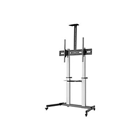 Manhattan - Wagen - für TV - Aluminium - Bildschirmgröße: 152.4-254 cm (60"-100")