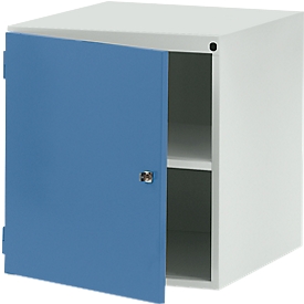 Manuflex Gehäuse-Unterbau, für Werkbank Profi Tiefe 700 mm, lichtgrau/brillantblau