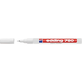 Marcador de pintura EDDING 780, 0.8 mm, blanco, 10 piezas
