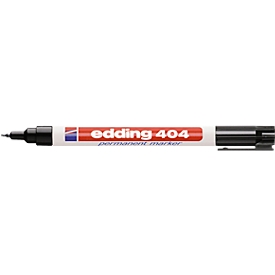 Marcador edding 404, con punta fina, negro, 10 piezas