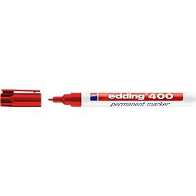 Marker edding 400, feine Spitze, rot, 1 Stück