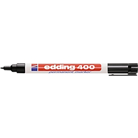 Marker edding 400, feine Spitze, schwarz, 1 Stück