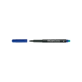 Marker Faber-Castell Multimark, inkl. Spezialradierer, blau, M, permanent