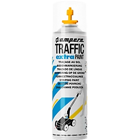 Marking paint Traffic® Extra, for floor marking devices, weatherproof, range 50 m, 500 ml, yellow