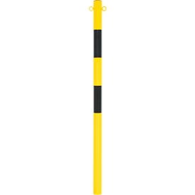 Marking post for embedding in concrete, ø 60 mm, yellow/black