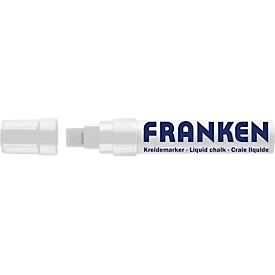 Marqueur craie Franken Jumbo ZKM1509 Franken - pointe biseautée  5-15 mm - blanc