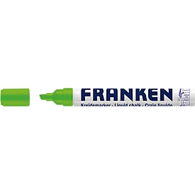 Marqueur craie  ZKML19 Franken - pointe biseautée  2-5 mm - vert clair