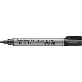 Marqueur flipchart Lumocolor 356 STAEDTLER - pointe ronde 2 mm - noir