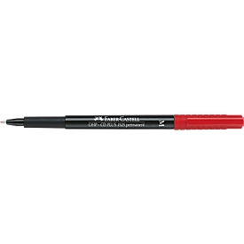Marqueur Multimark Faber-Castell, avec gomme spéciale, rouge, M, permanent