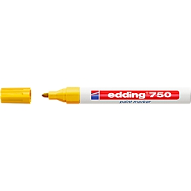 Marqueur peinture à encre laquée 750 EDDING, 2-4 mm, jaune, 1 p.