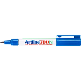 Marqueur permanent Artline 700, pointe ronde, bleu, 12 pièces