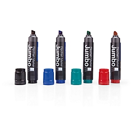 Marqueurs à flipchart Jumbo magnetoplan®, épaisseur de trait 2 - 10 mm, 4 p., classés par couleur