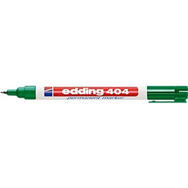 Marqueurs edding 404, à pointe fine, vert, 1 p.