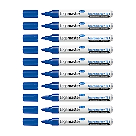 Marqueurs TZ1 Legamaster - pour flipchart et tableau blanc - bleu - 10 p.