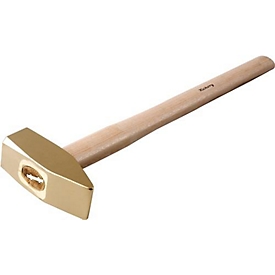 Marteau de maçon 3000 g en hickory, sans étincelles, ENDRES TOOLS