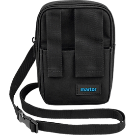 Martor XXL belt pouch, 2 compartments, with knife lock, 3 carrying options, L 180 x W 130 mm, nylon, black